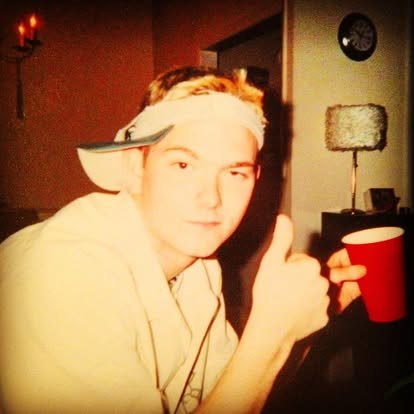 Glenn's first rave, 2001
